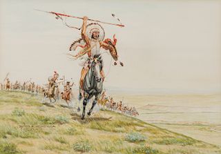 Byron Wolfe | Charge at the Bend of the Rosebud