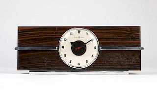 Gilbert Rohde table clock, model 6366