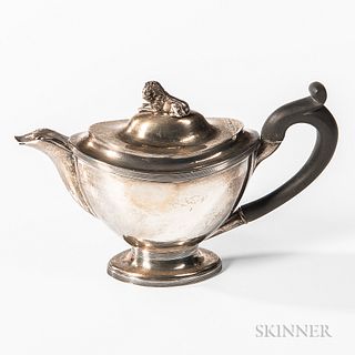 Dutch .934 Silver Teapot