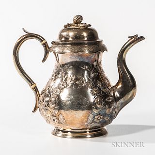 Jones, Ball & Poor Coin Silver Teapot