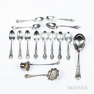 Fifteen Pieces of Tiffany & Co. Sterling Silver Flatware