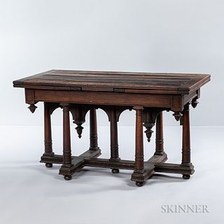 Henry II-style Oak Draw-leaf Table