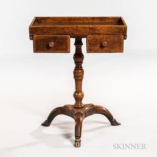 French Provincial Walnut Worktable