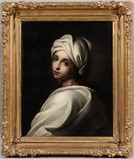 After Guido Reni (Italian, 1575-1642)  Copy of Portrait of Beatrice Cenci