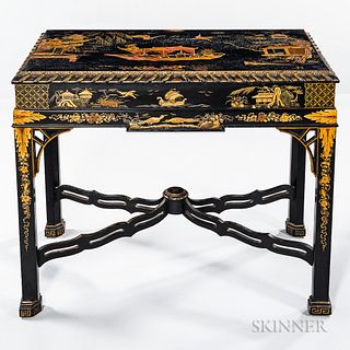 Japanned Center Table