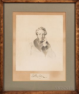 School of Henry William Pickersgill (British, 1782-1875)  Portrait of Edward George Earle Lytton Bulwer-Lytton (1803-1873)