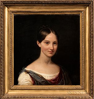 Ferdinando Cavalleri (Italian, 1794-1865)  Portrait of a Young Woman