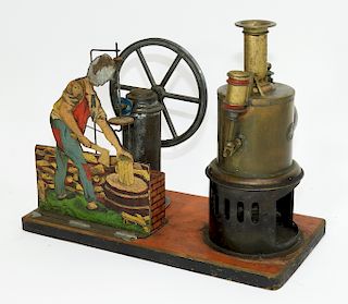 Antique Ernst Plank German Steam Engine