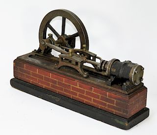 Antique American Model Steam Powered Engine