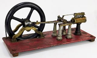 Antique Single Cylinder Steam Engine