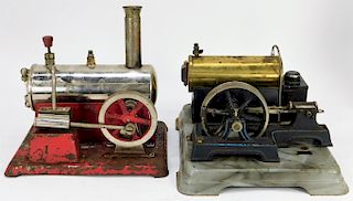 2PC American and German Model Steam Engines