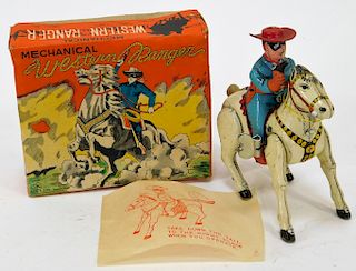 Kokyu Western Ranger Tin Toy with Original Box
