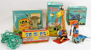 3 Cragstan Japanese Chinese Assorted Tin Toys