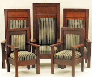 Henderson-Ames Co. Masonic Shriner's Temple Chairs