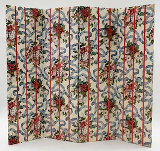 French Brunswig et Fils Tapestry Folding Screen