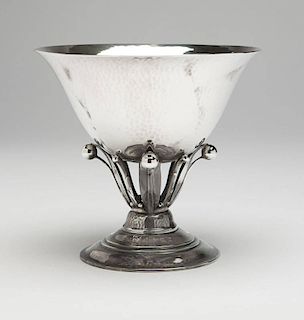 A Georg Jensen sterling silver compote