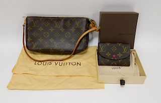 Authentic Louis Vuitton Purse & Red Series Wallet
