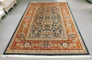 LG Semi-Antique Oriental Persian Floral Carpet Rug