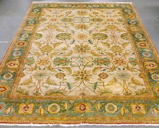 Egyptian Persian Sultanabad Ivory Carpet Rug