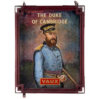 British Hanging Pub Sign: "The Duke of Cambridge"