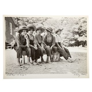 A. Aubrey Bodine. Amish Boys-St. Mary's County"