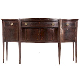Potthast Bros. Federal Style Mahogany Sideboard