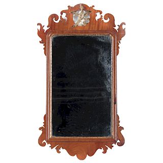 George III Chippendale Style Mahogany Mirror