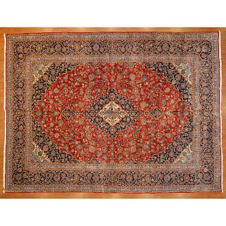 Fine Kashan Kork Wool Carpet, Persia, 9.11 x 13.4