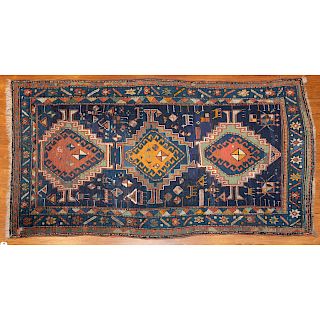 Antique Kazak Rug, Persia, 2.9 x 6.5