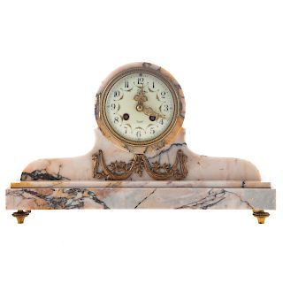 Continental Onyx Tambourino Clock