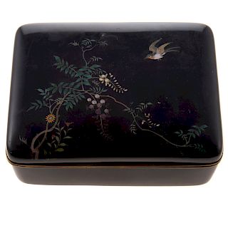 Japanese Cloisonne Enamel Box