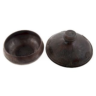 Three Oriental Bronze Objects