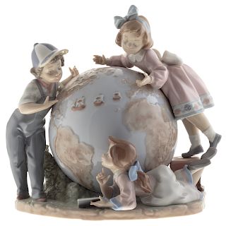 Lladro Porcelain Group, The Voyage Of Columbus