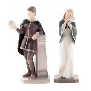 Bing & Grondahl, Hamlet & Ophelia Figures