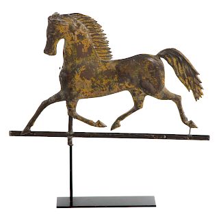 American Sheet Copper Prancing Horse Weather Vane