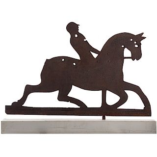 American Sheet Iron Horse/Jockey Weathervane