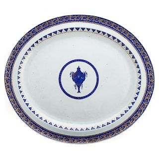 Chinese Export Platter With Important Provenance