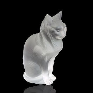 Lalique "Seated Cat" Figurine