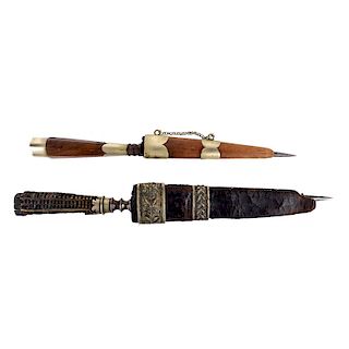 Two (2) 19th C. Italian Daggers