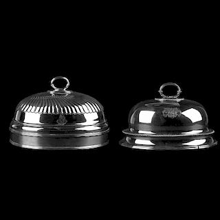 Vintage Silver Plate Dome Covers