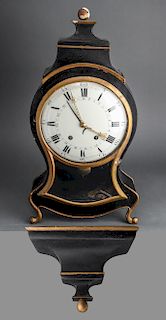 Swiss Neuchatel Bracket Clock, 19th C.