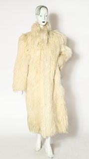 Long Hair Goat Fur Coat