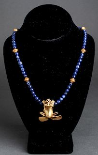 Pre-Columbian Style Animal Pendant Necklace 