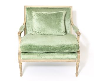 Louis XVI Manner Low Marquise Fauteuil