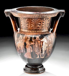 Attic Red-Figure Column Krater by Suessula Painter