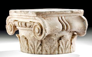Roman Marble Ionic Capitol, ex-Bonhams