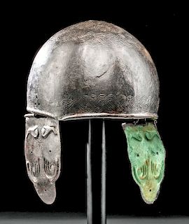 Celto-Romano Montefortino Bronze Helmet  Braided Design