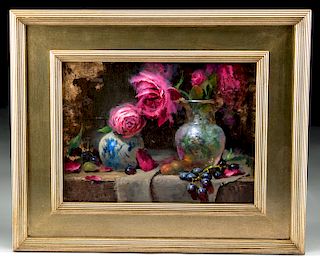 Jeff Legg Oil Painting, "Jan's Roses" (2009)