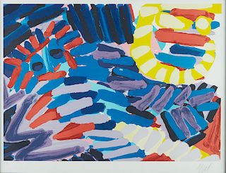 Karel Appel "Resting in Colors" Lithograph