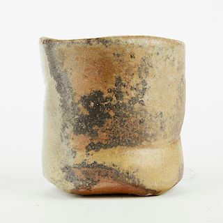 Don Reitz Squat Salt Glazed Ceramic Vase